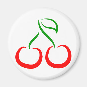 Dekorative Kirschen Magnet