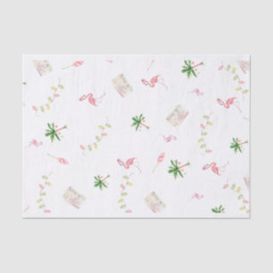 Dekorative Küste Weihnachten Flamingo Urlaub Seidenpapier