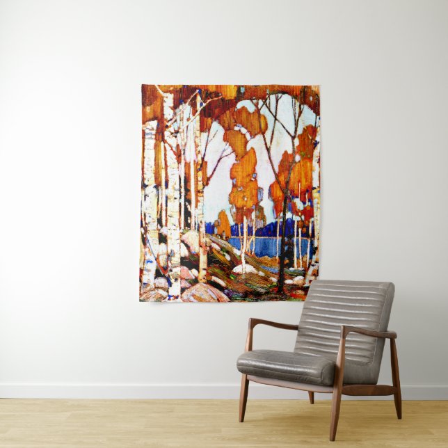 Dekorative Landschaft von Tom Thomson Wandteppich (Beispiel)