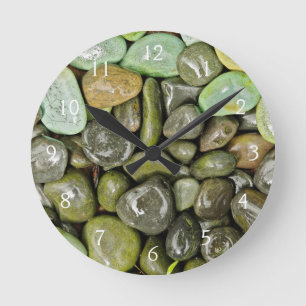 Dekorative Landschaftssteine Runde Wanduhr