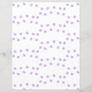 Dekorative Lavender Wirbel Scrapbook Paper