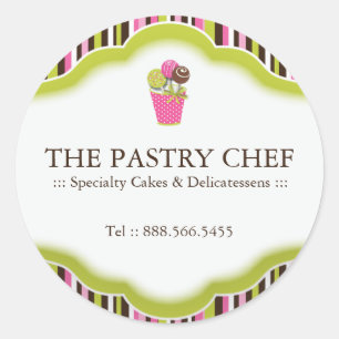 Dekorative Lolli Cakes Stickers