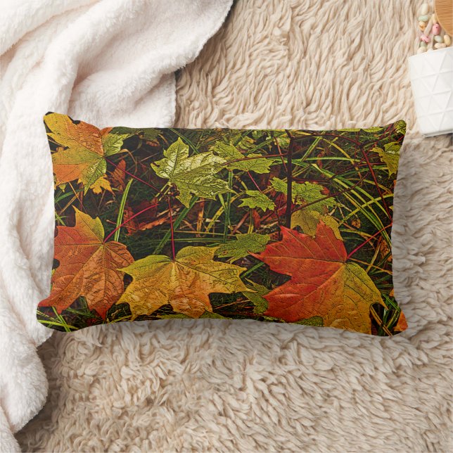 DEKORATIVE LUMBAR DURCH PILLOW/HERBSTLAUB LENDENKISSEN (Decke)
