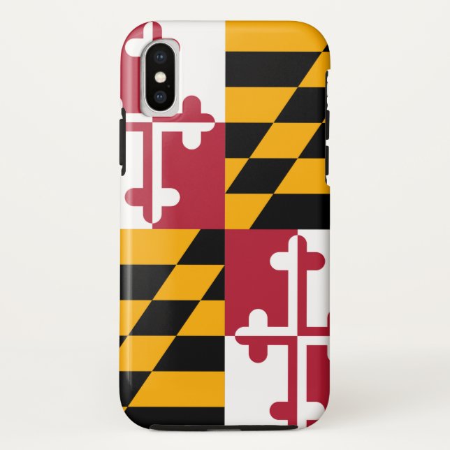 Dekorative Maryland-Staatsflagge Case-Mate iPhone Hülle (Rückseite)