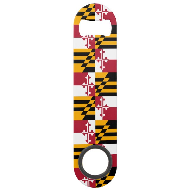Dekorative Maryland-Staatsflagge Speedflaschenöffner (Rückseite)