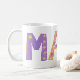 Dekorative Maya-Blume und Tasse