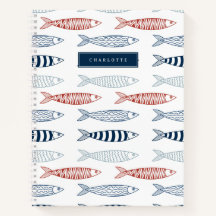 Dekorative mediterrane Sardinen Fisch Individuelle
