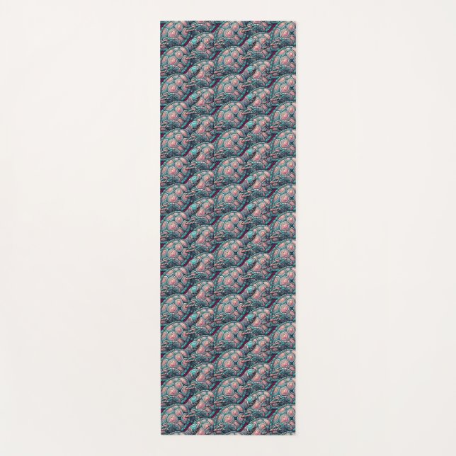 Dekorative Meeresschildkröte Yogamatte (Vorderseite)