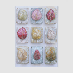 Dekorative Mixed-Media-Blattpaneele ER8R Decoupage Seidenpapier