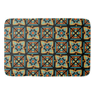 Dekorative Mosaikplätze Badematte