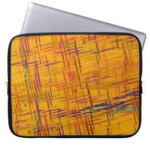 Dekorative Ölmalerei. Dynamik und Kunst. 2d Laptopschutzhülle