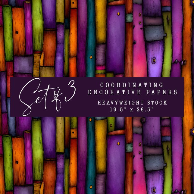 DEKORATIVE PAPIERBUCHSPINNEN SET GESCHENKPAPIER SET (QUIRKY BOOK SPINES DECORATIVE PAPER SET)