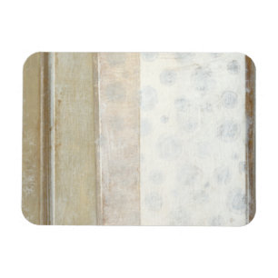 Dekorative Platten-Malerei in den neutralen Farben Magnet
