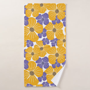 Dekorative schöne abstrakte moderne Stil floral Badehandtuch