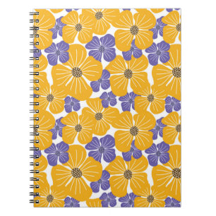 Dekorative schöne abstrakte moderne Stil floral Notizblock