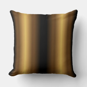 Dekorative Schwarz-Gold-Streifen-Kissen Kissen