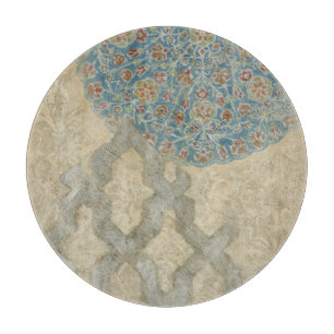 Dekorative Silber Tapestyle-Blumenarrangements Schneidebrett