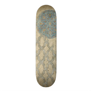 Dekorative Silber Tapestyle-Blumenarrangements Skateboard