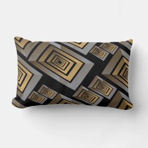 Dekorative Silver Maze Design Kissen