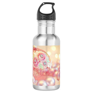 Dekorative Stickerei Edelstahlflasche