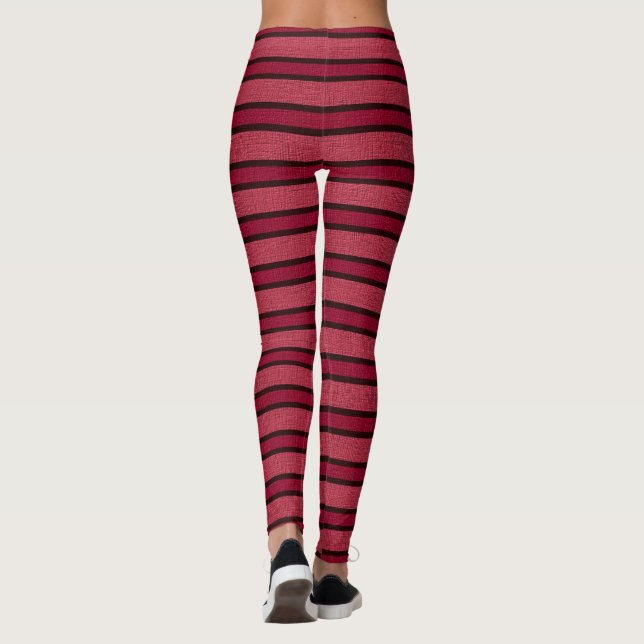  Dekorative Streifen  Leggings (Rückseite)