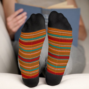 Dekorative Streifen  Socken