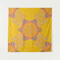 Dekorative Symmetrie Arabesque. Beige, rosa und ge