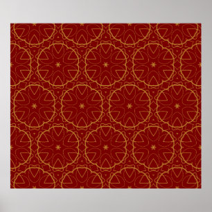 Dekorative Tapete in Form. nahtlose Verbindung Poster