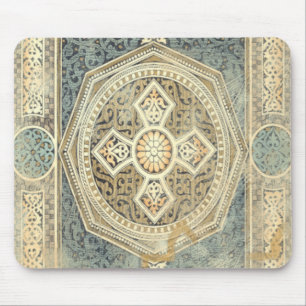 Dekorative Tapisserie mit verziertem geometrischem Mousepad