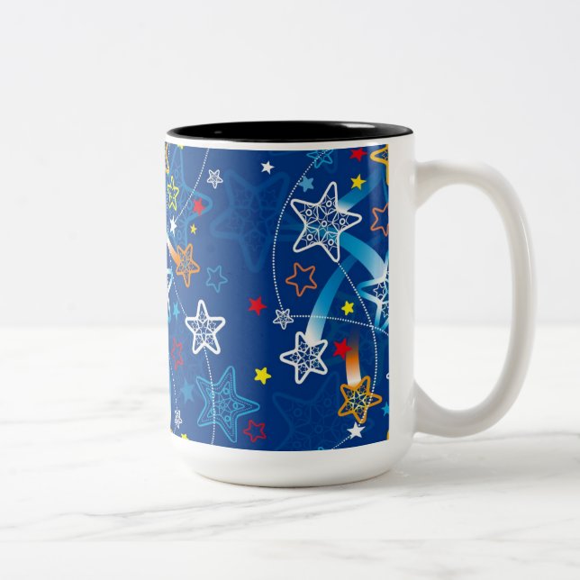 Dekorative Tasse von Sternen (Rechts)
