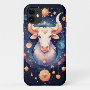Dekorative Taurus-Sternzeichen-Illustration Case-Mate iPhone Hülle