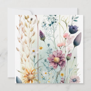 Dekorative Vintage-Aquarellblumen