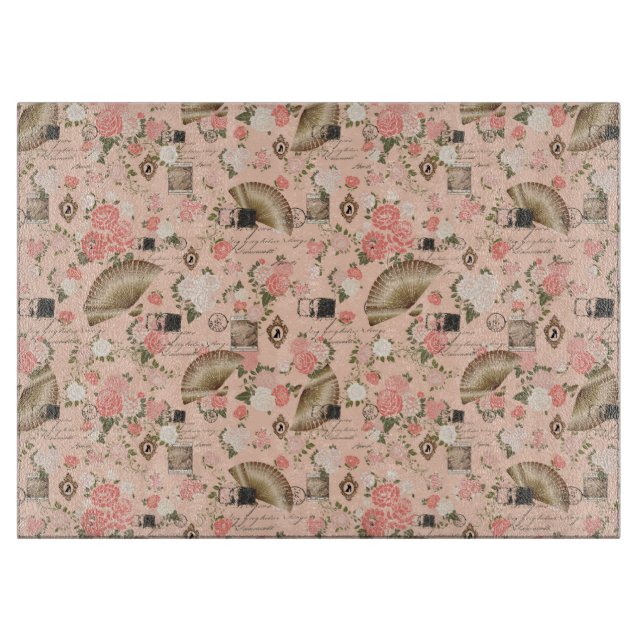 Dekorative Vintage Inspirierte Schneideplatine Schneidebrett (Vorderseite)