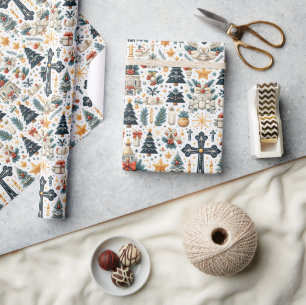 Dekorative Weihnachtsdekoration Geschenkpapier