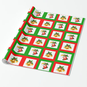 Dekorative Weihnachtsschmuck Elegant im Weißen Geschenkpapier