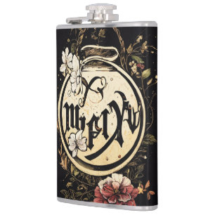 #dekorativeFlascheVinylummantelteFlasche Flachmann