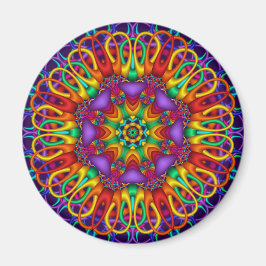 Dekorativer abstrakter Mandala-Magnet Magnet