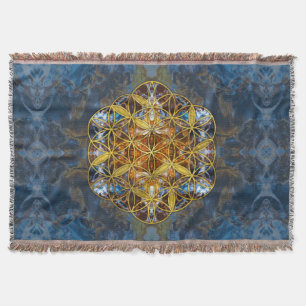 Dekorativer Edelstein-heilige Geometrie-Blume des Decke