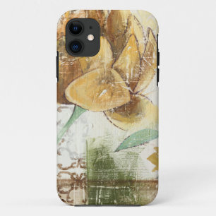 Dekorativer Fresko-Entwurf mit Kugel-Blume iPhone 11 Hülle