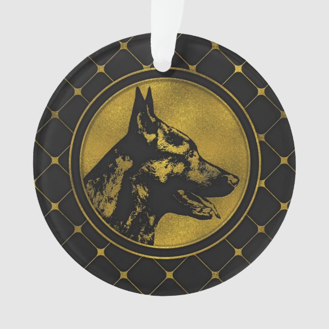 Dekorativer goldener niederländischer ornament (Vorderseite)