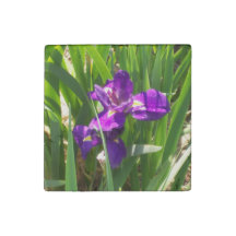 Dekorativer grundierter Marmorstein-Magnet-Blume