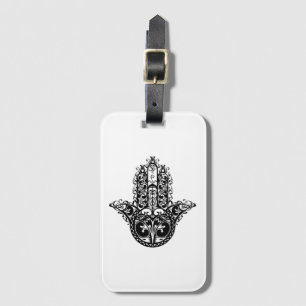 Dekorativer Hamsa Entwurf Gepäckanhänger