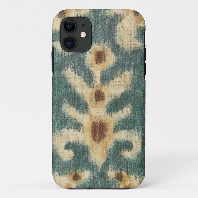 Dekorativer Ikat Gewebe-Entwurf durch Chariklia Case-Mate iPhone Hülle (Rückseite)