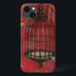 Dekorativer Käfig mit Schmetterlingen Case-Mate iPhone Hülle<br><div class="desc">In diesem Gemälde von Norman Wyatt schweben zwei blasse Schmetterlinge um einen Vogelkäfig. Blätter hängen über dem Vogelkäfig,  und alles Erholungen auf einem grauen Hintergrund. Bestellen Sie diesen Ausdruck noch heute!</div>