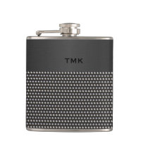 Dekorativer Metalllook Monogrammierte Flasche