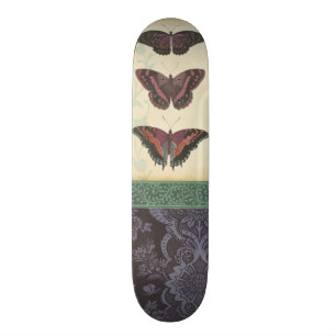 Dekorativer Schmetterlings-Brokat durch Skateboard