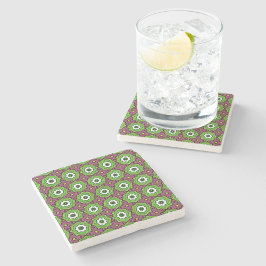 dekorativer, symmetrischer, geometrischer Unterset Steinuntersetzer