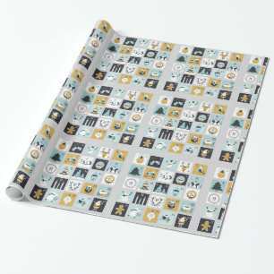 Dekorativer Weihnachts-Advent-Schmuck Geschenkpapier