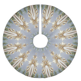 Dekorativer Weihnachtsbaumrock Polyester Weihnachtsbaumdecke