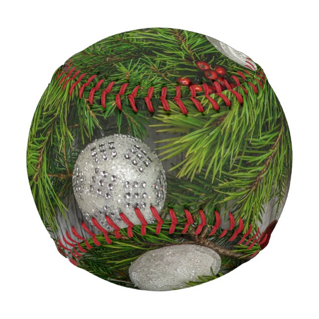 Dekorativer Weihnachtsrahmen Baseball (Vorderseite)